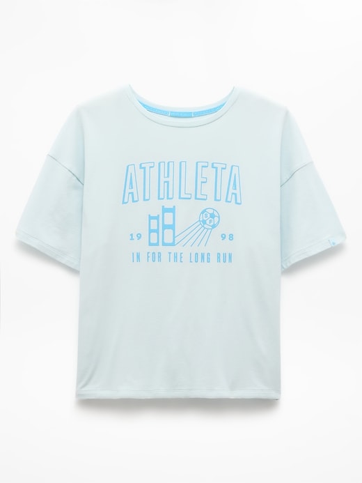 Image number 4 showing, Athleta Girl Right Moves Slouchy Tee