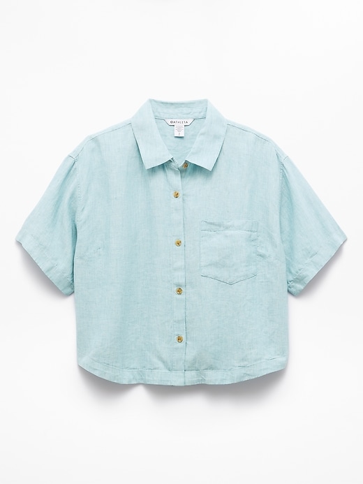 Image number 7 showing, Retreat Linen Short Sleeve Shirt