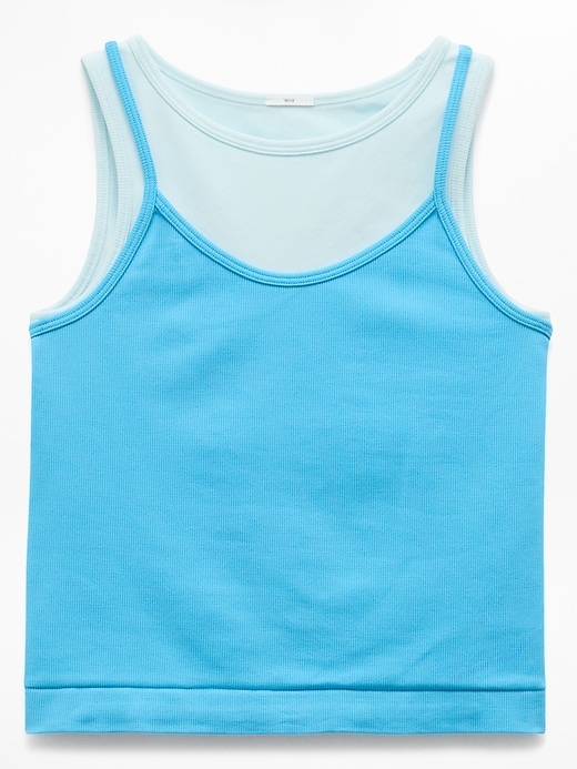 Image number 5 showing, Athleta Girl Rise Above Rib Double Up Tank