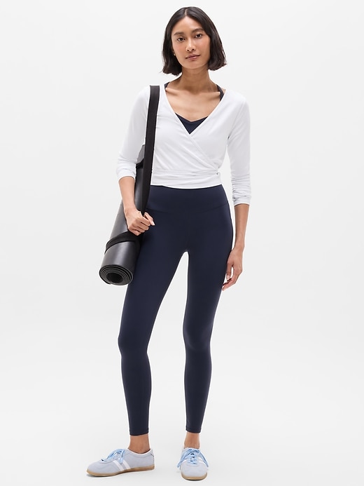 Image number 2 showing, Transcend Wrap Crop Top