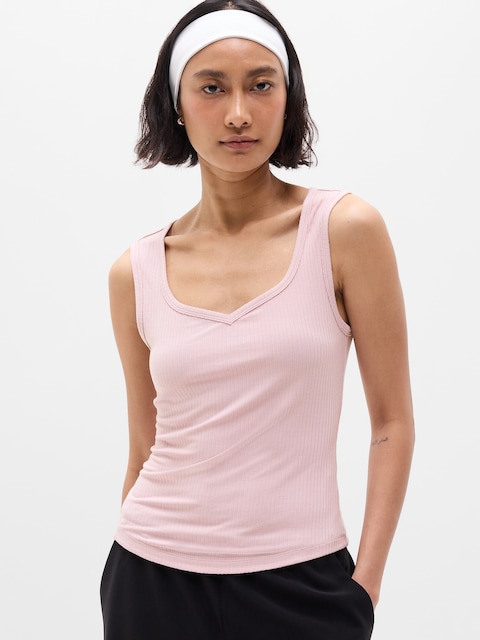 Perfect Rib Sweetheart Tank