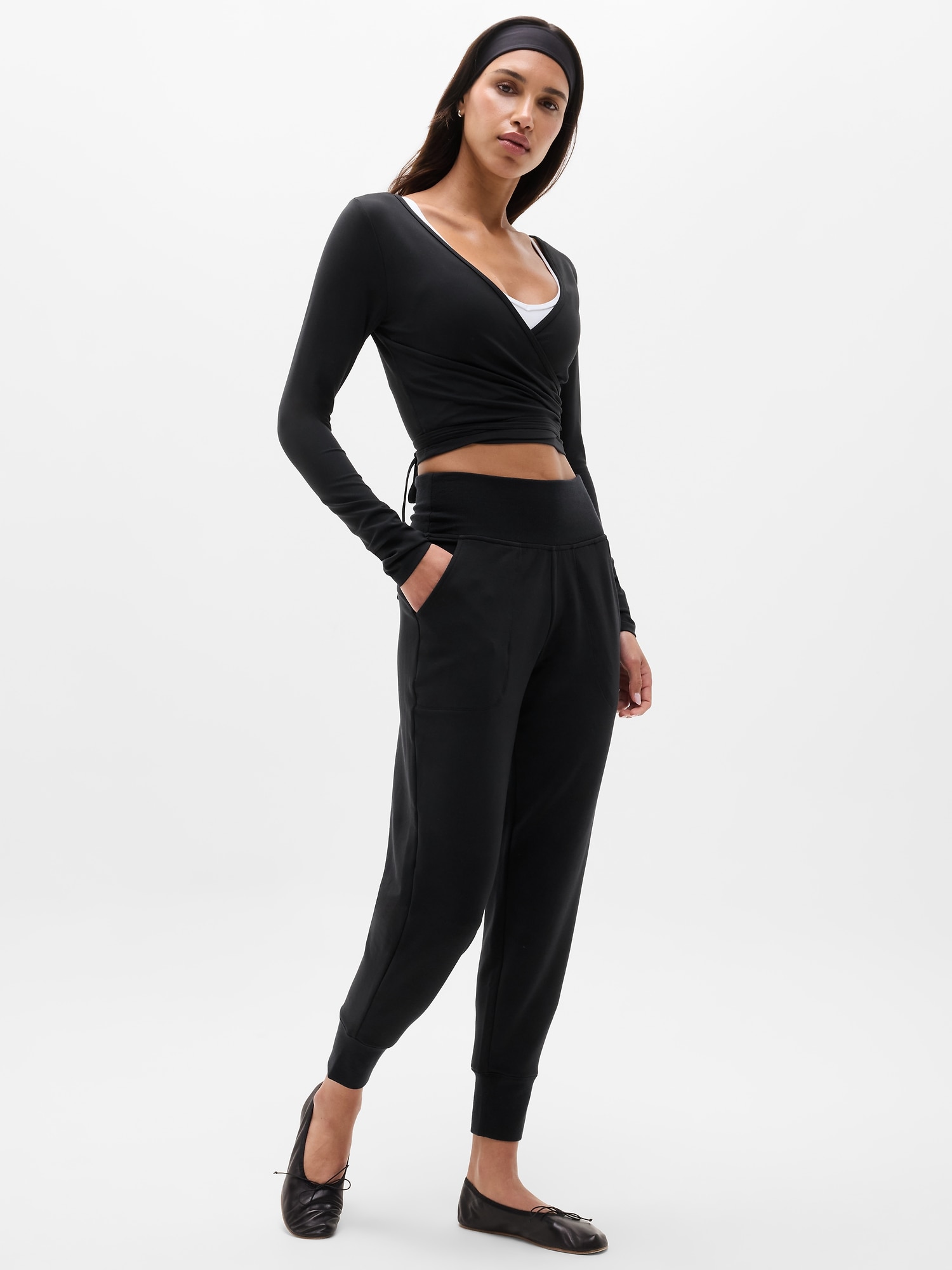 Athleta Women's Coaster Luxe High Rise Jogger Black Size XS