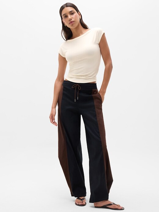 Image number 2 showing, Perfect Rib Boatneck Tee