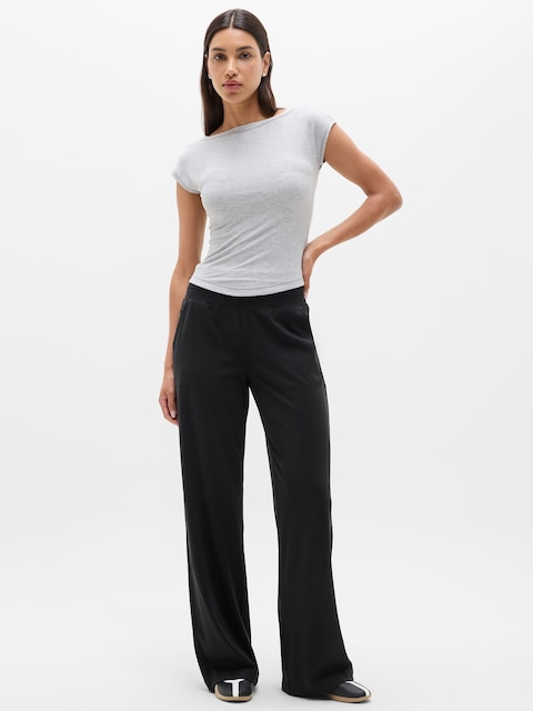 Venice High Rise Wide Leg Pant