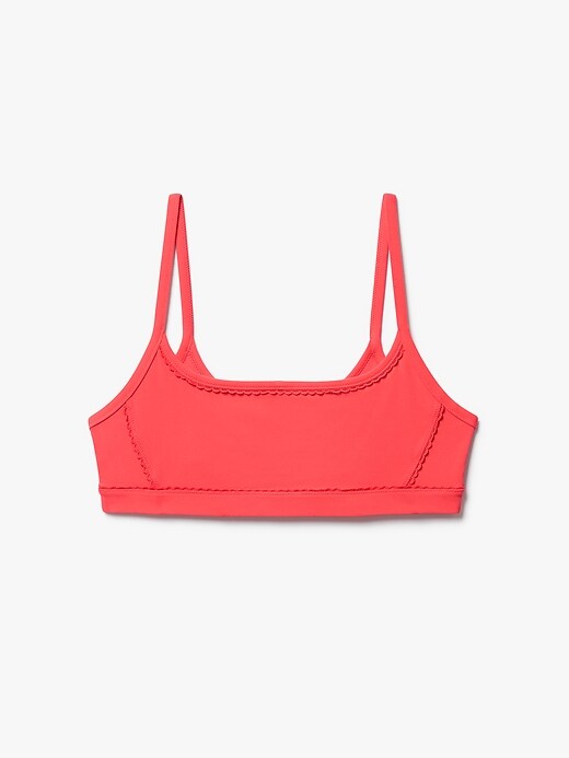 Image number 5 showing, Square Neck Picot Sports Bra A-C