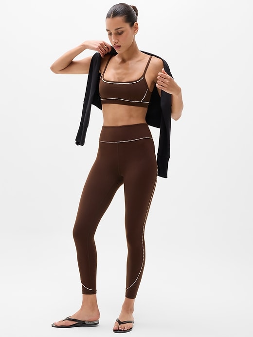 Image number 1 showing, Elation Ultra High Rise Picot 7/8 Legging