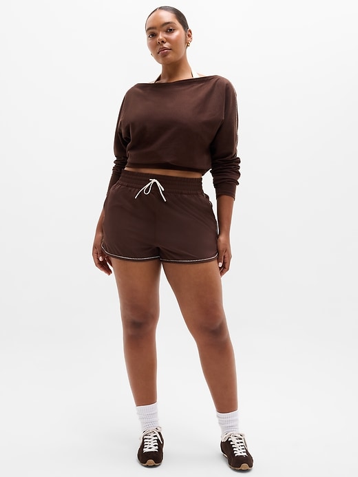 Image number 5 showing, Weekender High Rise Picot 3" Run Short