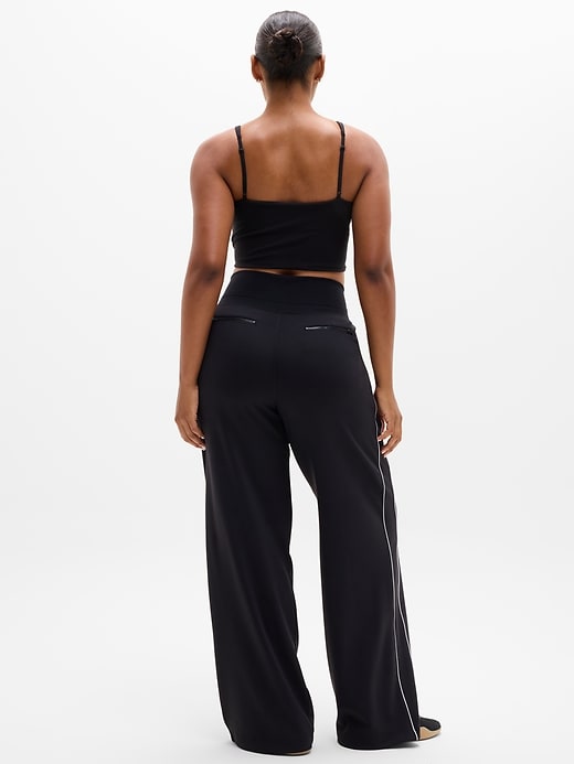 Image number 6 showing, Venice High Rise Track Stripe Wide Leg Pant