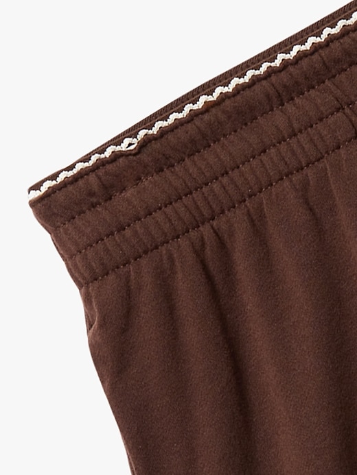 Image number 6 showing, Airy Cotton Terry Mid Rise Picot Shortie