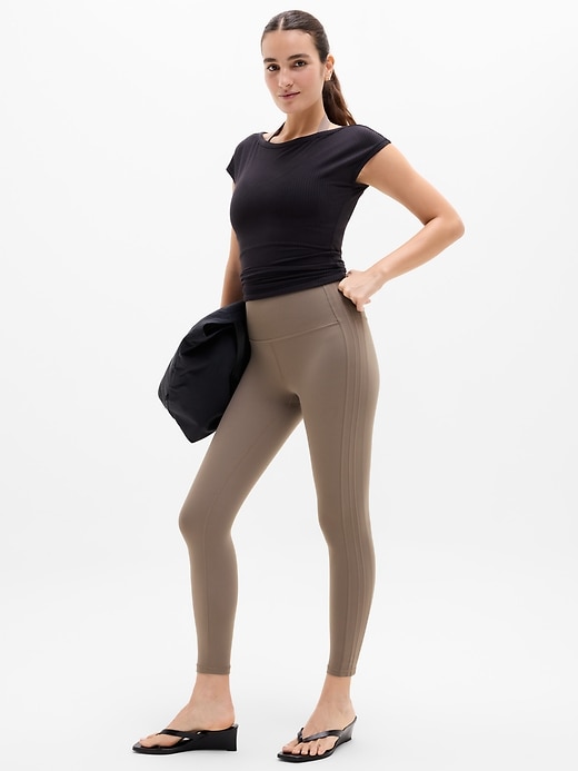Image number 1 showing, Salutation Pintuck High Rise 7/8 Legging