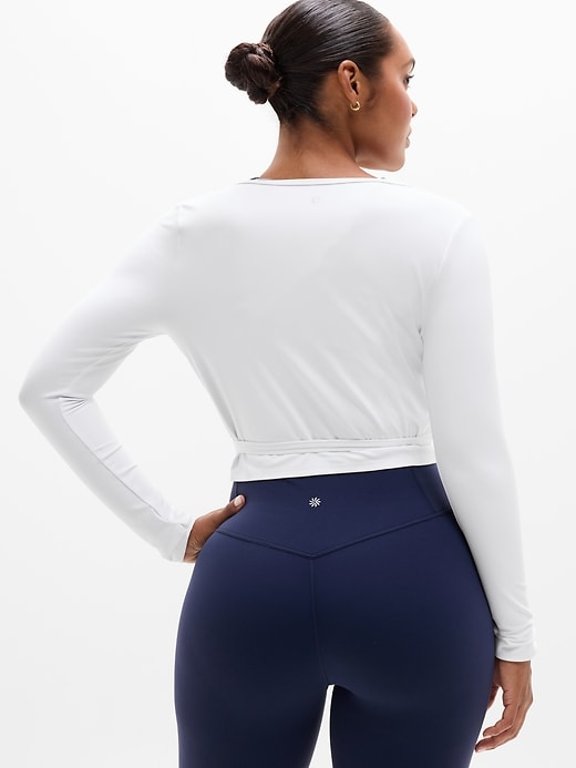 Image number 5 showing, Transcend Wrap Crop Top