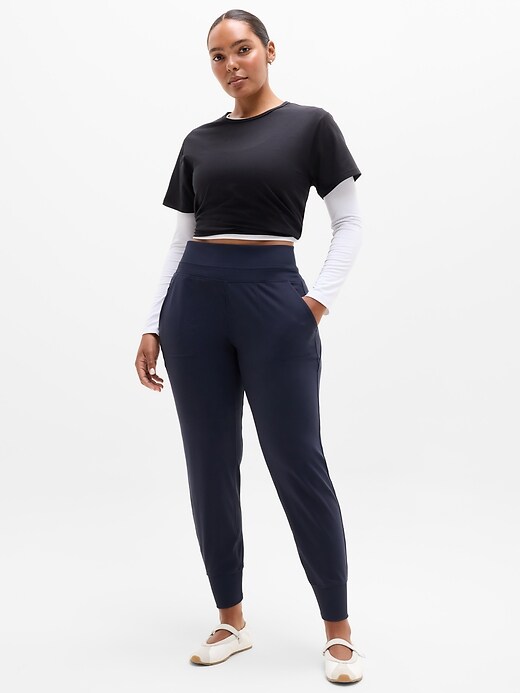 L'image numéro 5 présente Pantalon de jogging à taille haute Venice