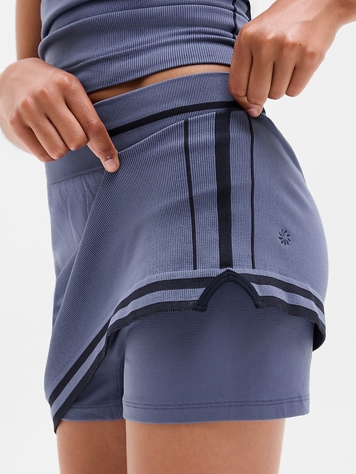 Image number 4 showing, Athleta Girl Rise Above Rib Skort