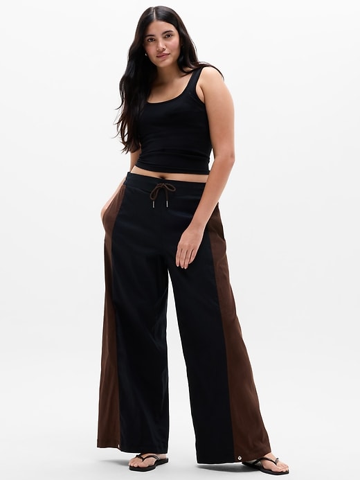 Image number 4 showing, Superlinen Blend Wide Leg Pant