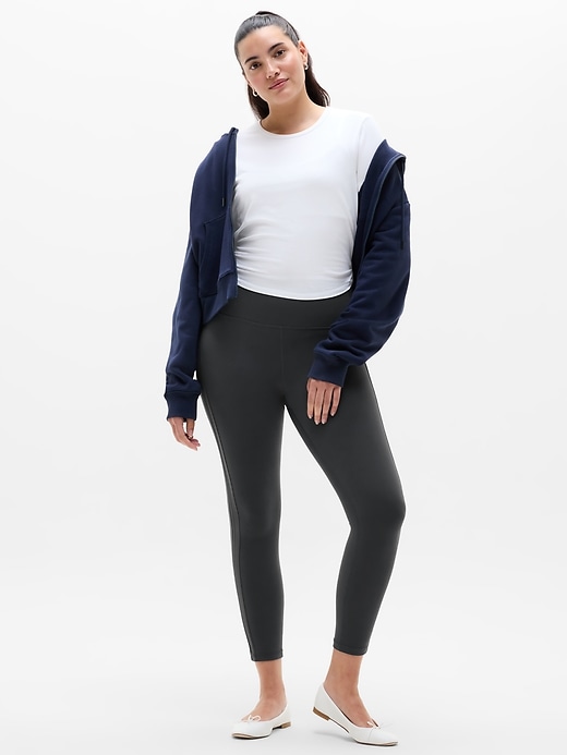 Image number 5 showing, Salutation Pintuck High Rise 7/8 Legging