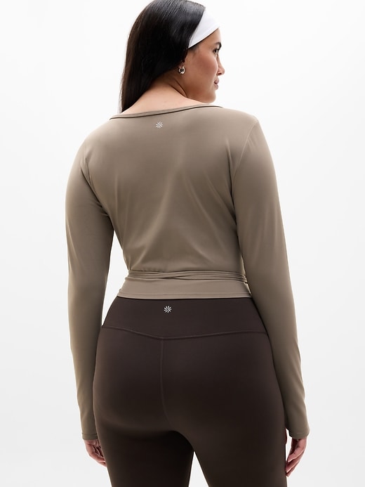 Image number 5 showing, Transcend Wrap Crop Top