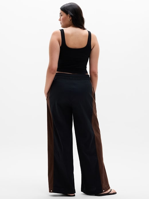 Image number 5 showing, Superlinen Blend Wide Leg Pant
