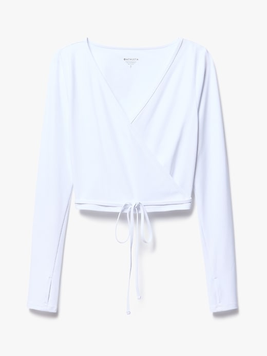 Image number 6 showing, Transcend Wrap Crop Top