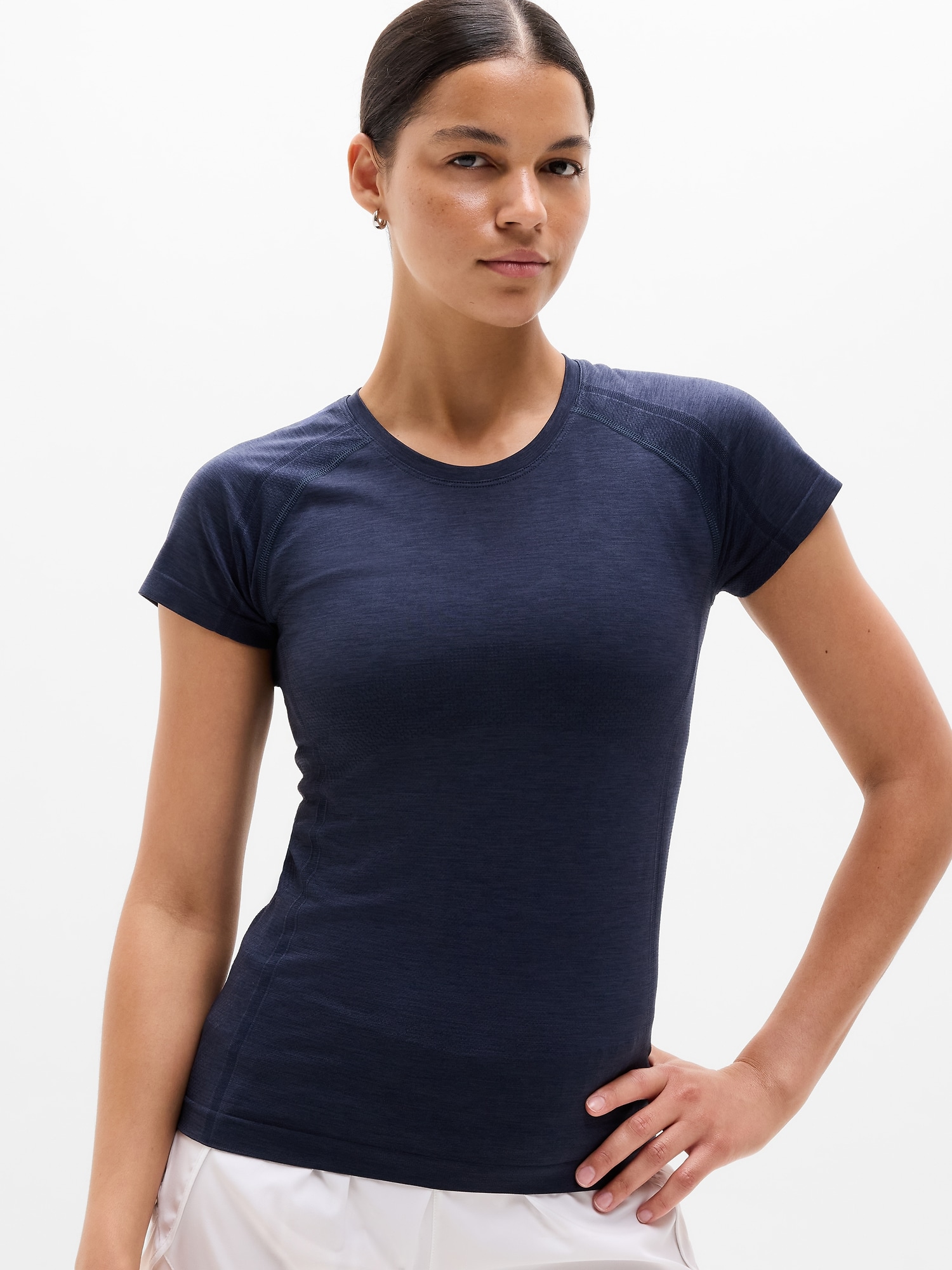 Athleta Women's Momentum Flex Tee Blue Size L