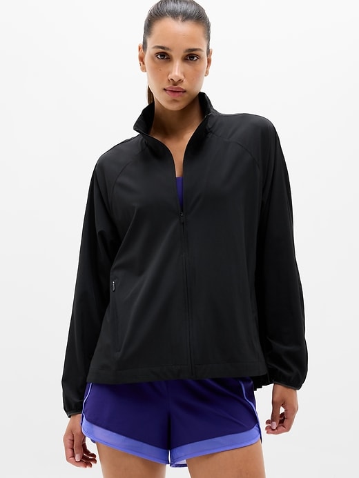 Image number 1 showing, Featherweight Plissé Jacket