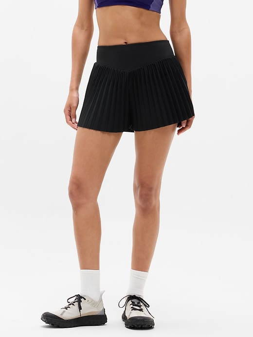 Image number 2 showing, Featherweight Plissé Run Short