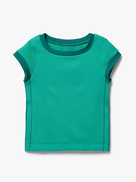 Image number 5 showing, Athleta Girl Rise Above Rib Finish Line Tee