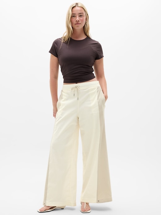 Image number 1 showing, SuperLinen Blend Palazzo Pant