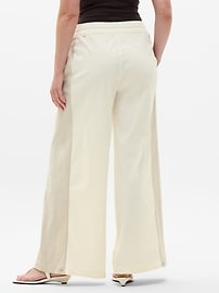 Image number 3 showing, SuperLinen Blend Palazzo Pant