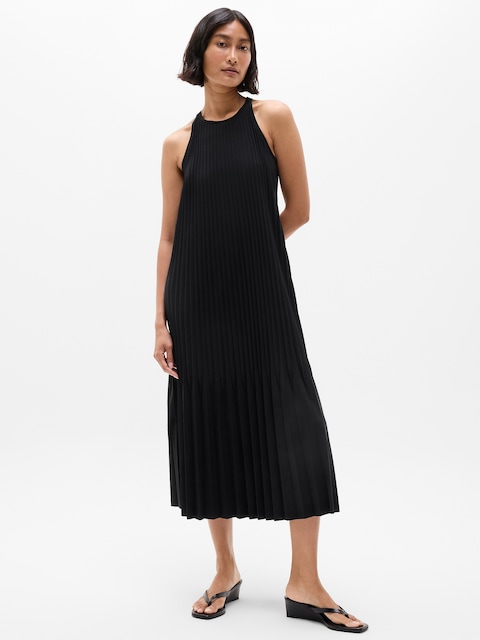Featherweight Plissé Dress