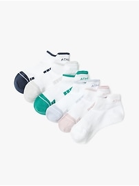 Image number 1 showing, Athleta Girl Everyday Ankle Sock 6-Pack