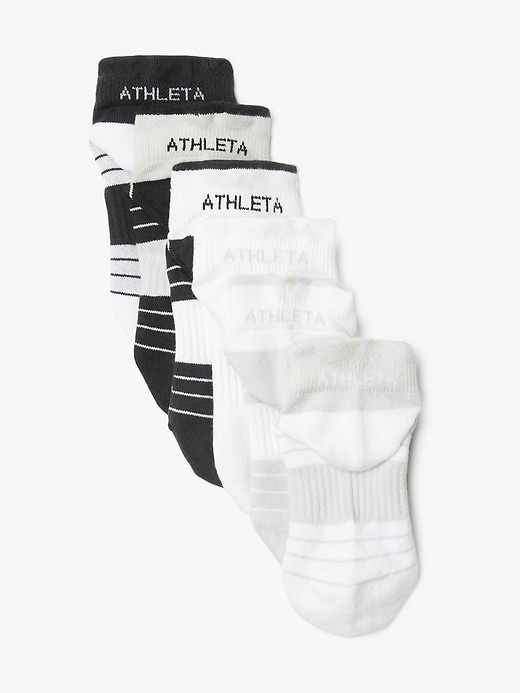 Image number 2 showing, Athleta Girl Everyday Ankle Sock 6-Pack