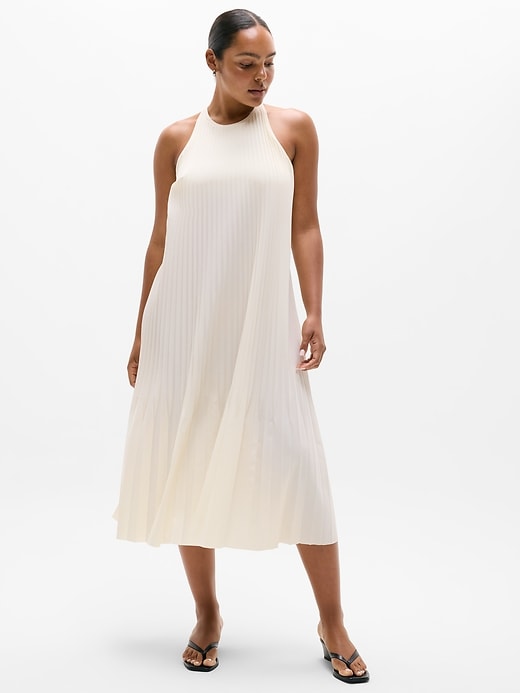 Image number 4 showing, Featherweight Plissé Dress