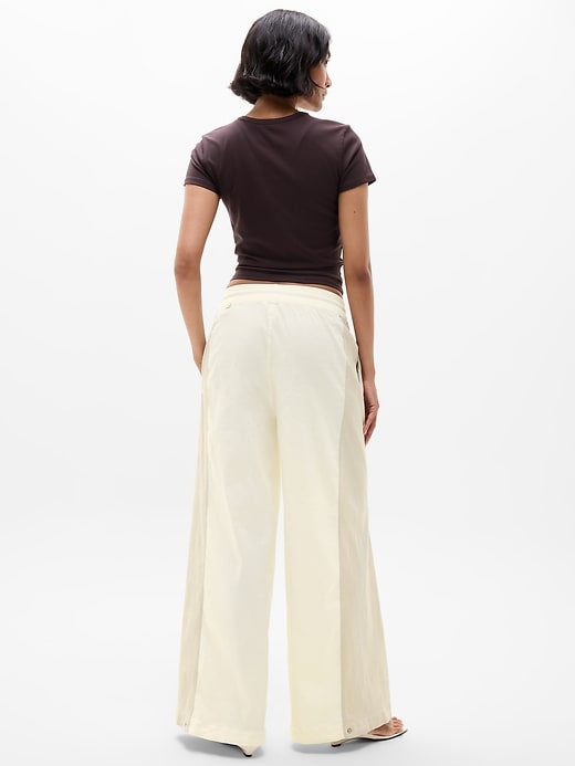 Image number 2 showing, SuperLinen Blend Palazzo Pant
