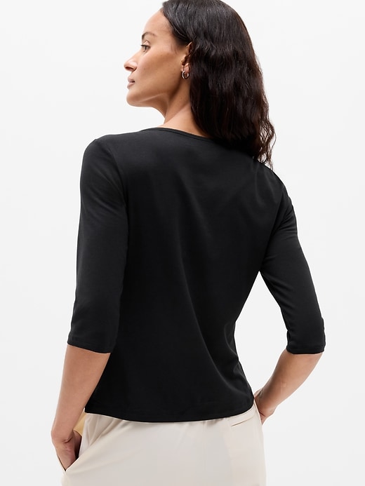 Image number 3 showing, Foundation Midi Sleeve Tee