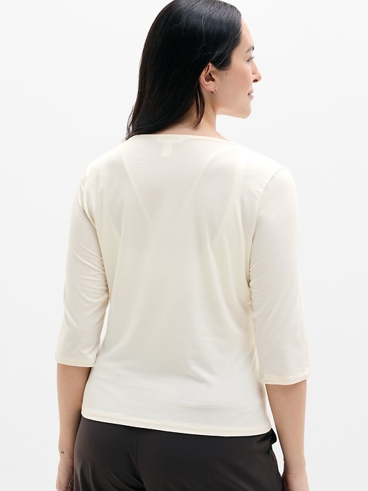 Image number 3 showing, Foundation Midi Sleeve Tee