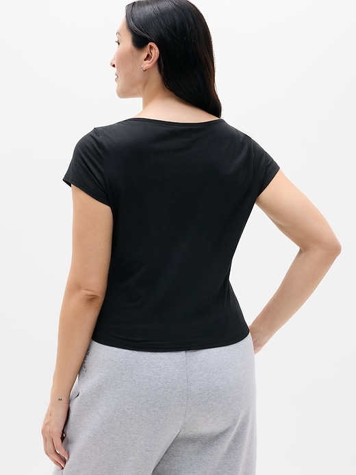 Image number 3 showing, Foundation Cap Sleeve Tee