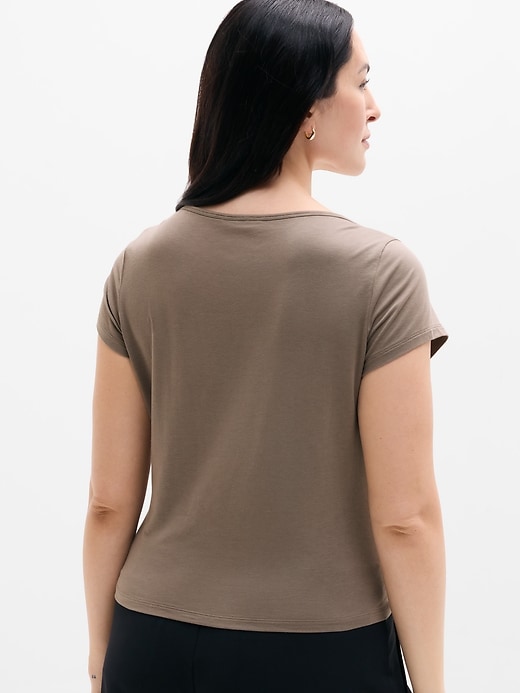 Image number 5 showing, Foundation Cap Sleeve Tee