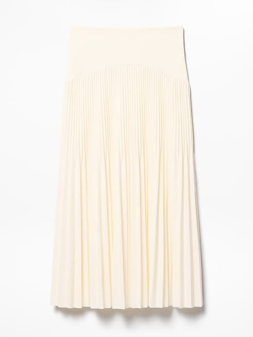 Image number 7 showing, Featherweight Plissé Midi Skirt