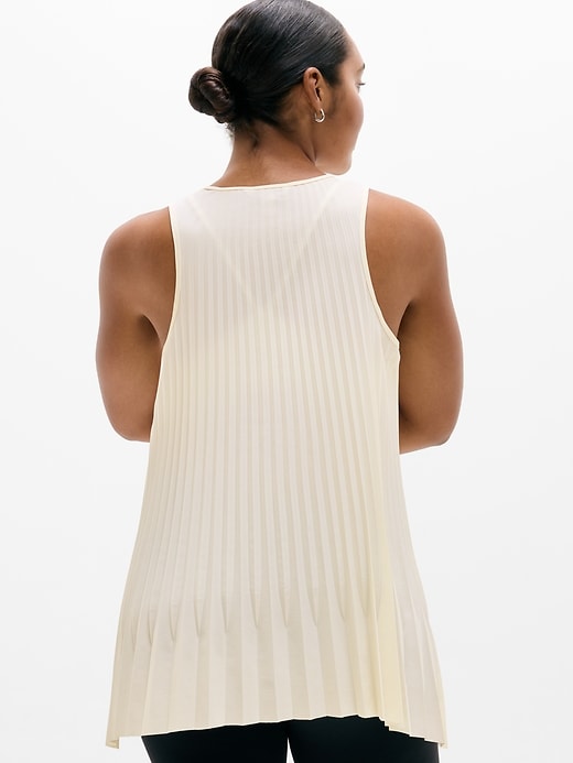 Image number 3 showing, Featherweight Plissé Tank