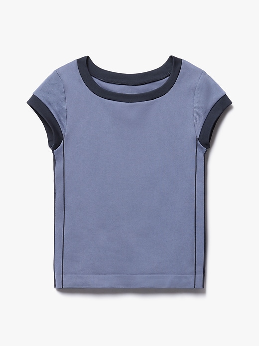 Image number 5 showing, Athleta Girl Rise Above Rib Finish Line Tee