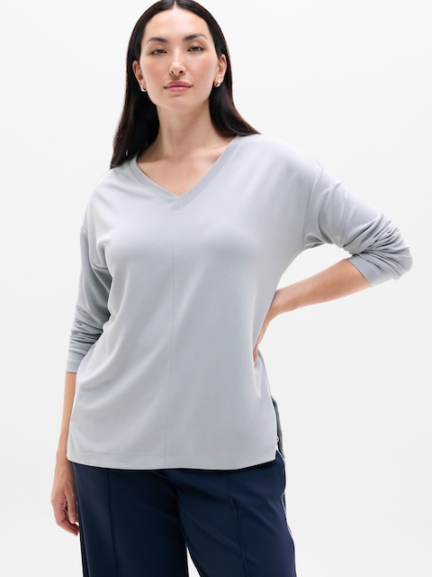 Seasoft V Neck Sweatshirt