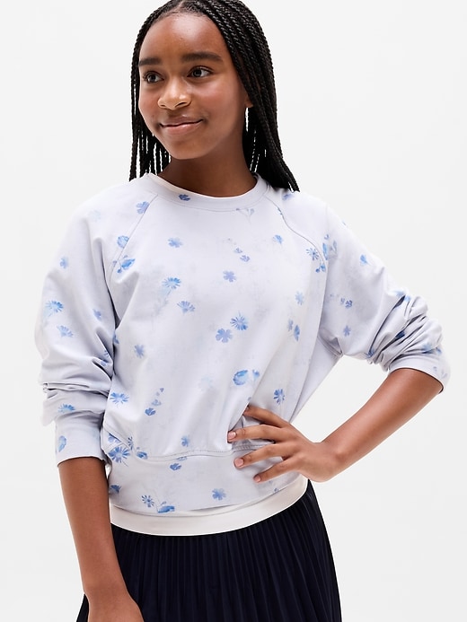 Image number 1 showing, Athleta Girl All Day Crewneck Sweatshirt