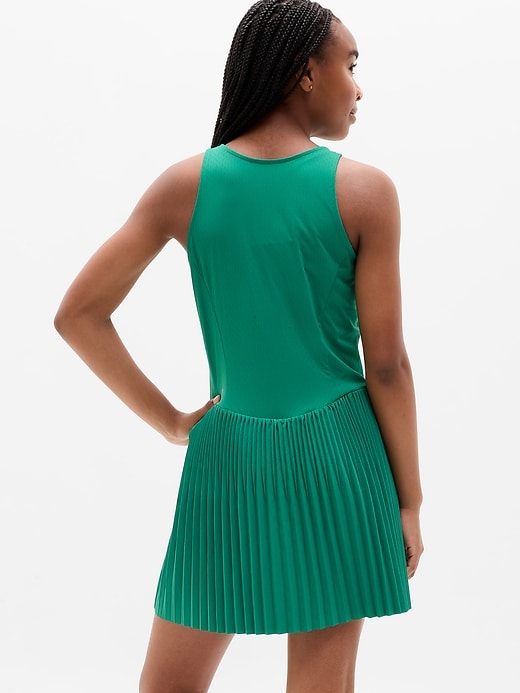 Image number 3 showing, Athleta Girl Pleat Perfect Dress
