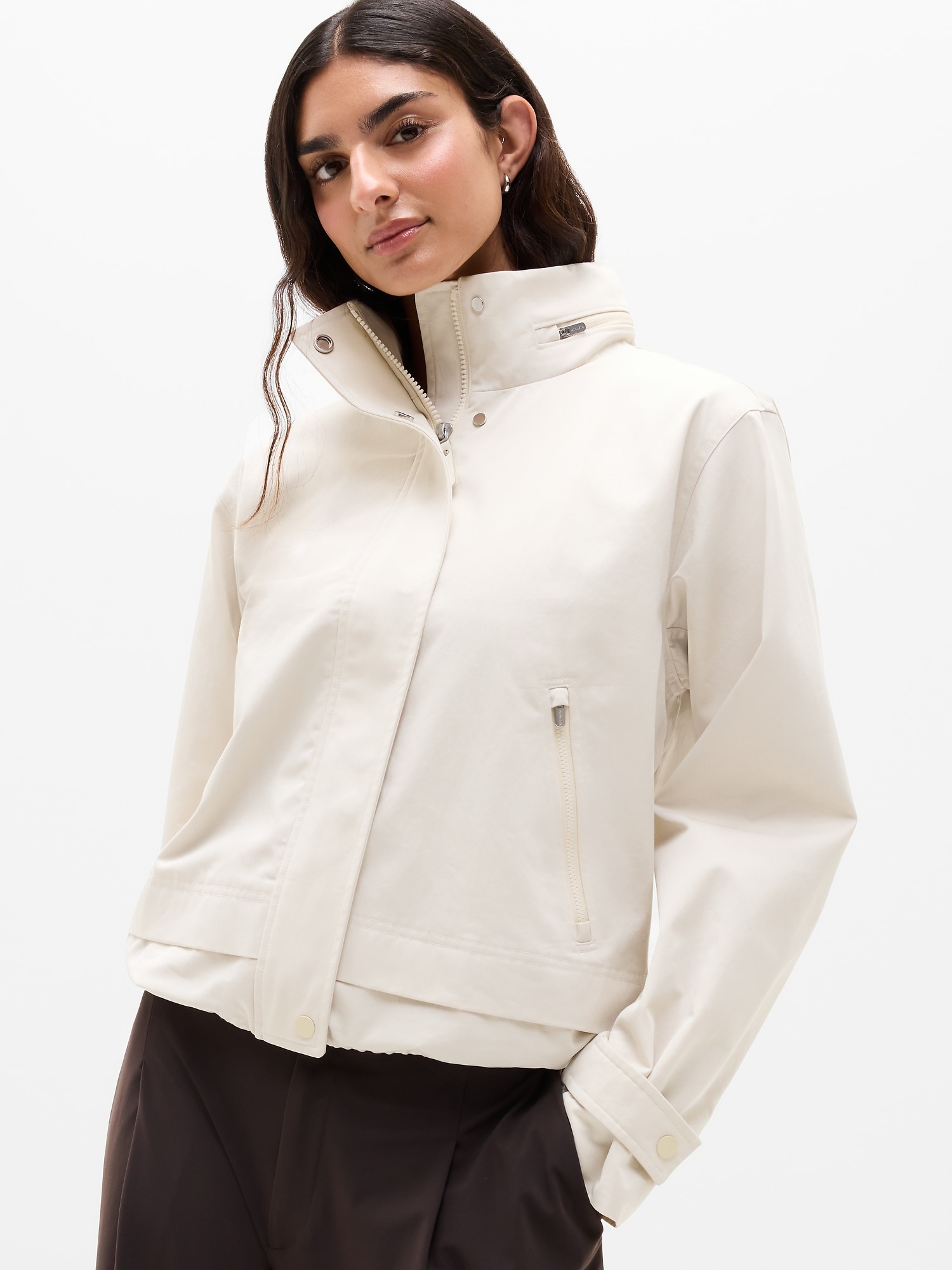 Athleta Women's Daymaker Jacket Beige Size XL