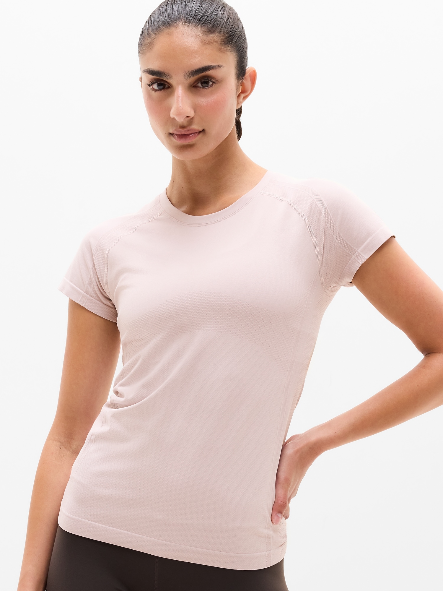 Athleta Women's Momentum Flex Tee Pink Size XL