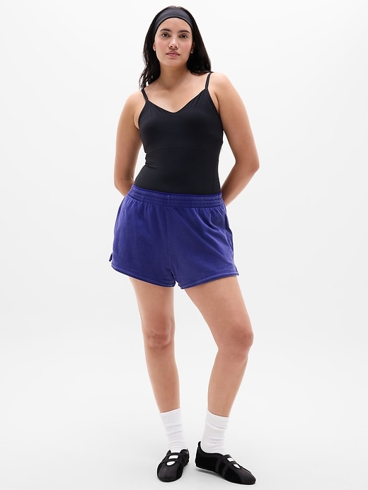 Image number 4 showing, Airy Cotton Terry Snow Wash Shortie