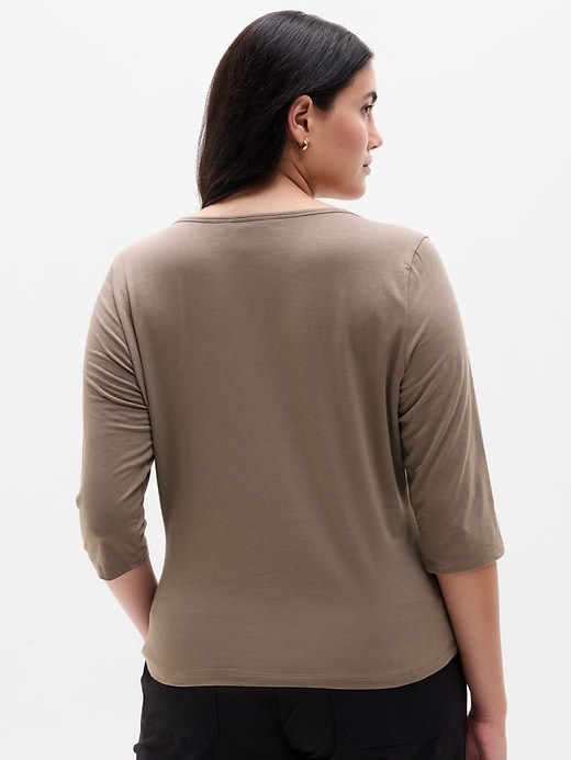 Image number 4 showing, Foundation Midi Sleeve Tee