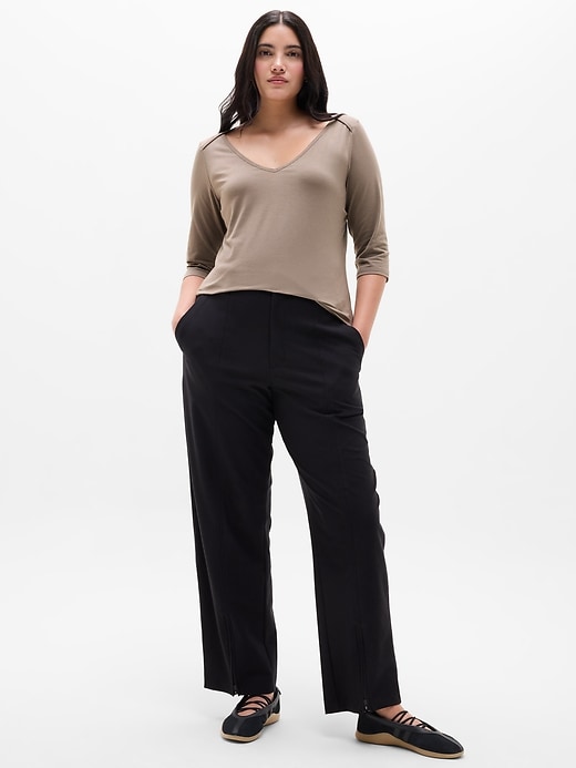 Image number 3 showing, Foundation Midi Sleeve Tee