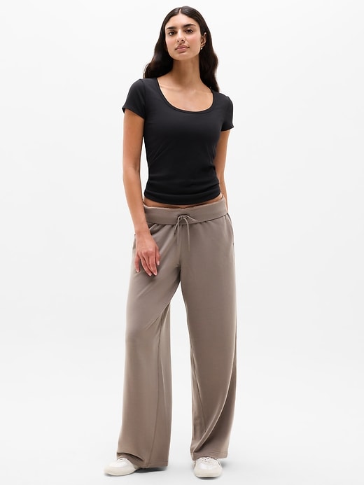 Image number 2 showing, Signature Rib Scoop Tee