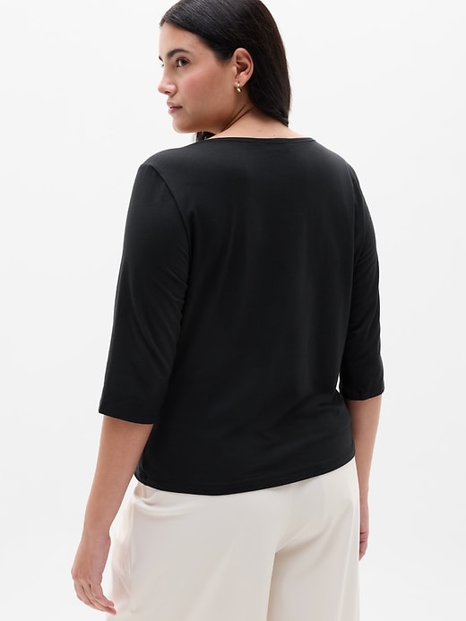 Image number 5 showing, Foundation Midi Sleeve Tee